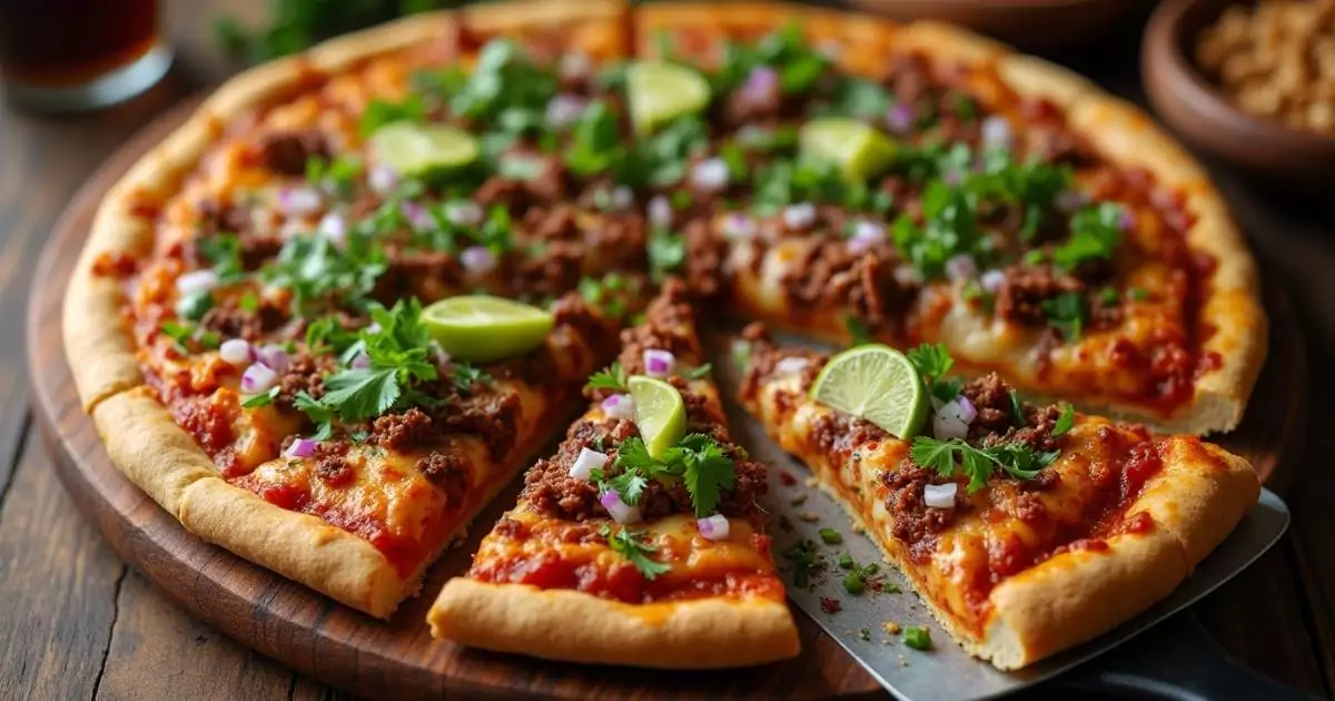 birria taco pizza