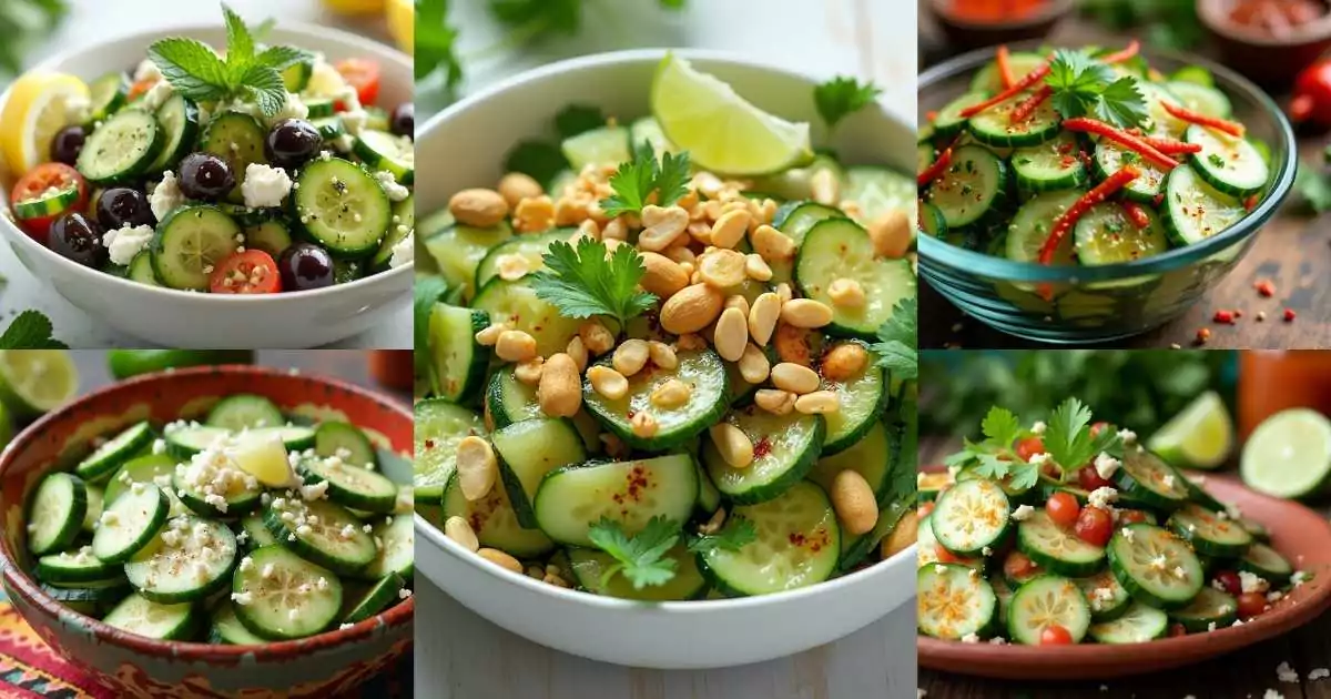 cucumber salad recipe 5 bold flavors to try